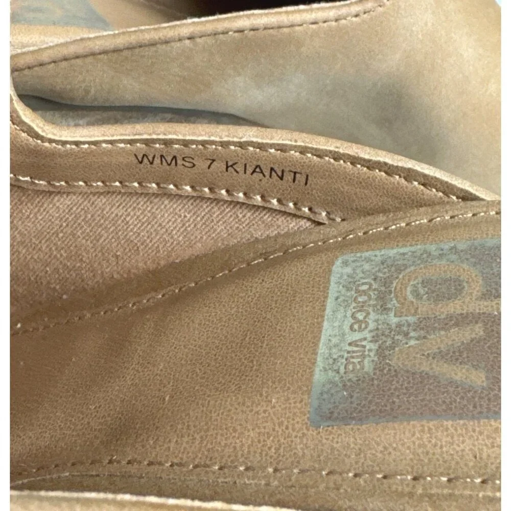 Dolce Vita Womens Kianti Tan Western Inspired Mule Block Heel Pointed Toe Size 7 - Picture 10 of 12